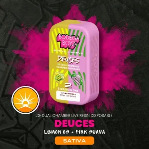 Deuces Lemon OG x Pink Guava Live Resin Vape