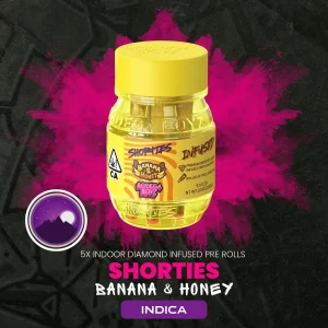 Bananas & Honey Infused Shorties prerolls | Bodega Boyz (Indica)
